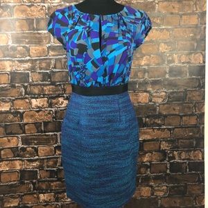 Trina Turk Silk & Mohair Tweed dress